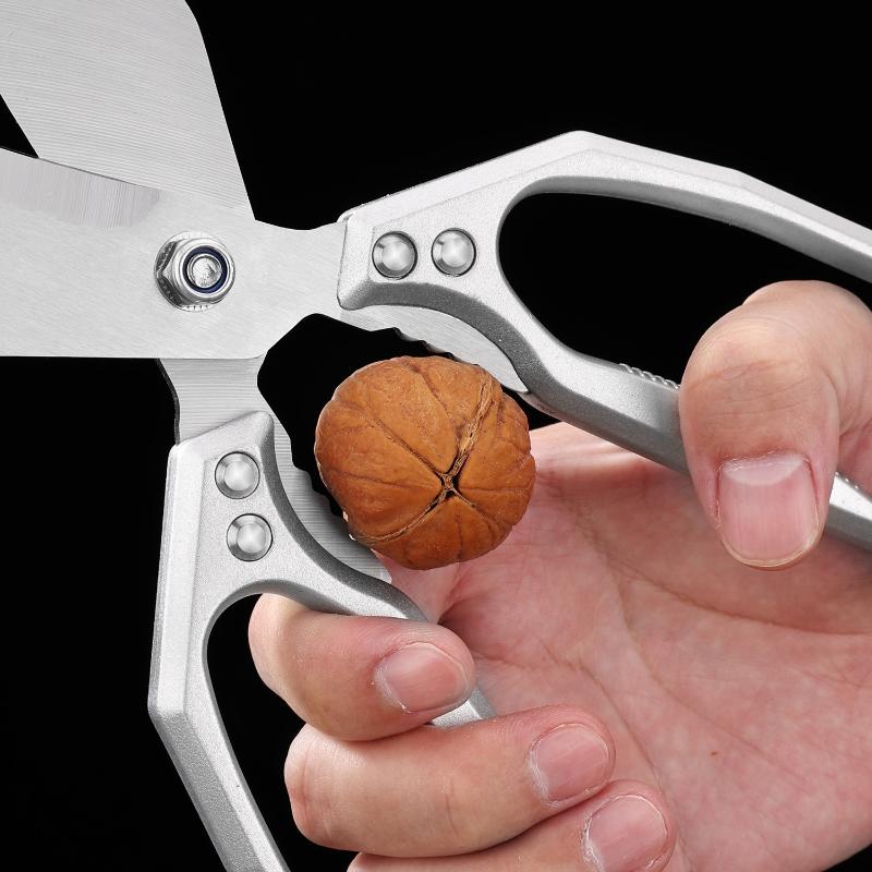 1Pcs Multi Function Tool Food Scissor Stainless Steel Cooking Accessories Kitchen Scissors For Chicken Vegetables Barbecue Meat