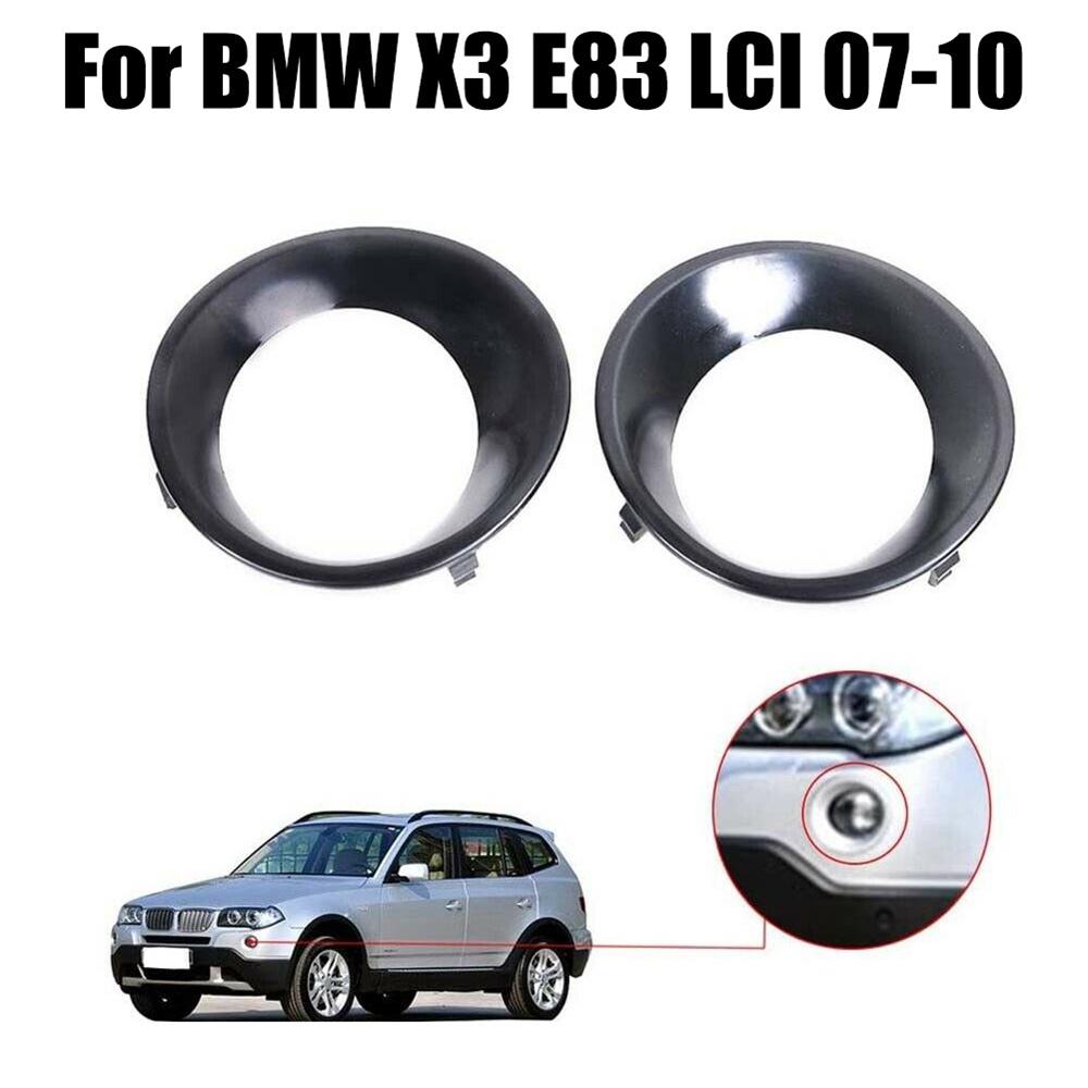 Pár obložení krytu mlhového světla se základním nátěrem pro BMW X3 E83 LCI 2007-2010 51113423789