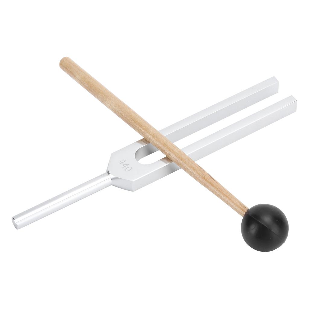 Diapason in lega di alluminio per terapia di guarigione sonora a 440 Hz, set di strumenti per martelli diapason