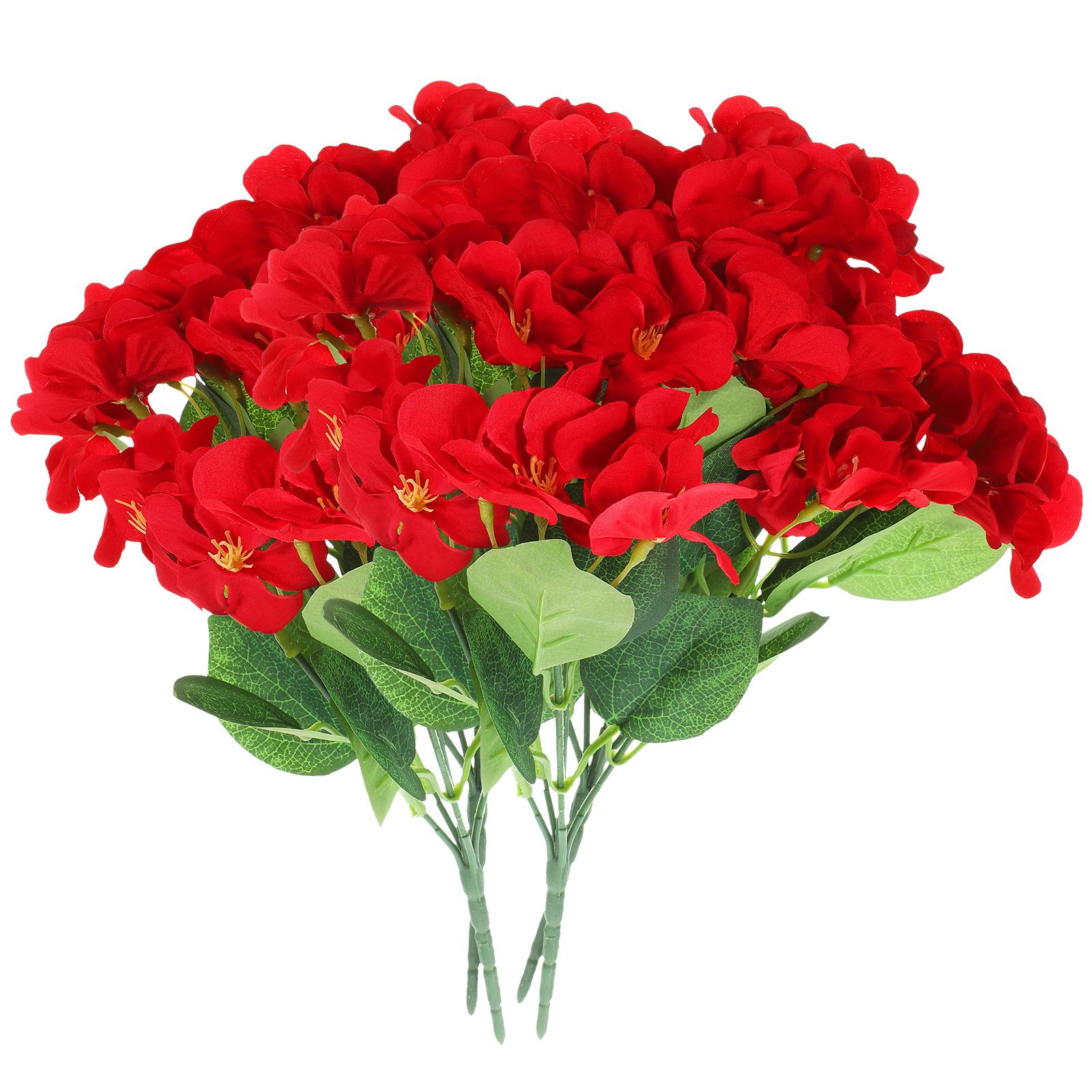 

4 шт. Шелковая ткань, китайские гроздья яблонь, цветочные композиции, букеты для вазы, искусственные цветы яблони 30X12CM красный