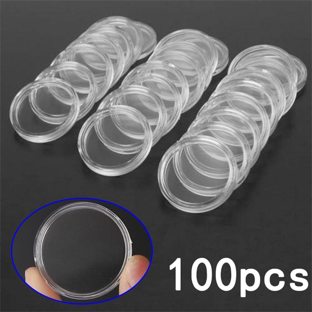 

Coin Collection Diameter 35mm Coin Holder Reusable Coin Holders For Collectors Capsule Storage Moisture Shield