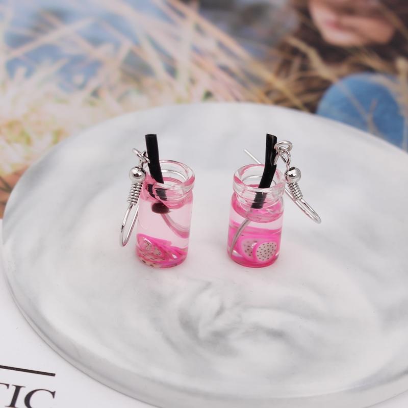 Kreative Niedliche Süßigkeiten Bunte Tier Gummibärchen Ohrringe Minimalismus Cartoon Design Damen Ohrhaken Hänger Zirkon Kinder Geschenk