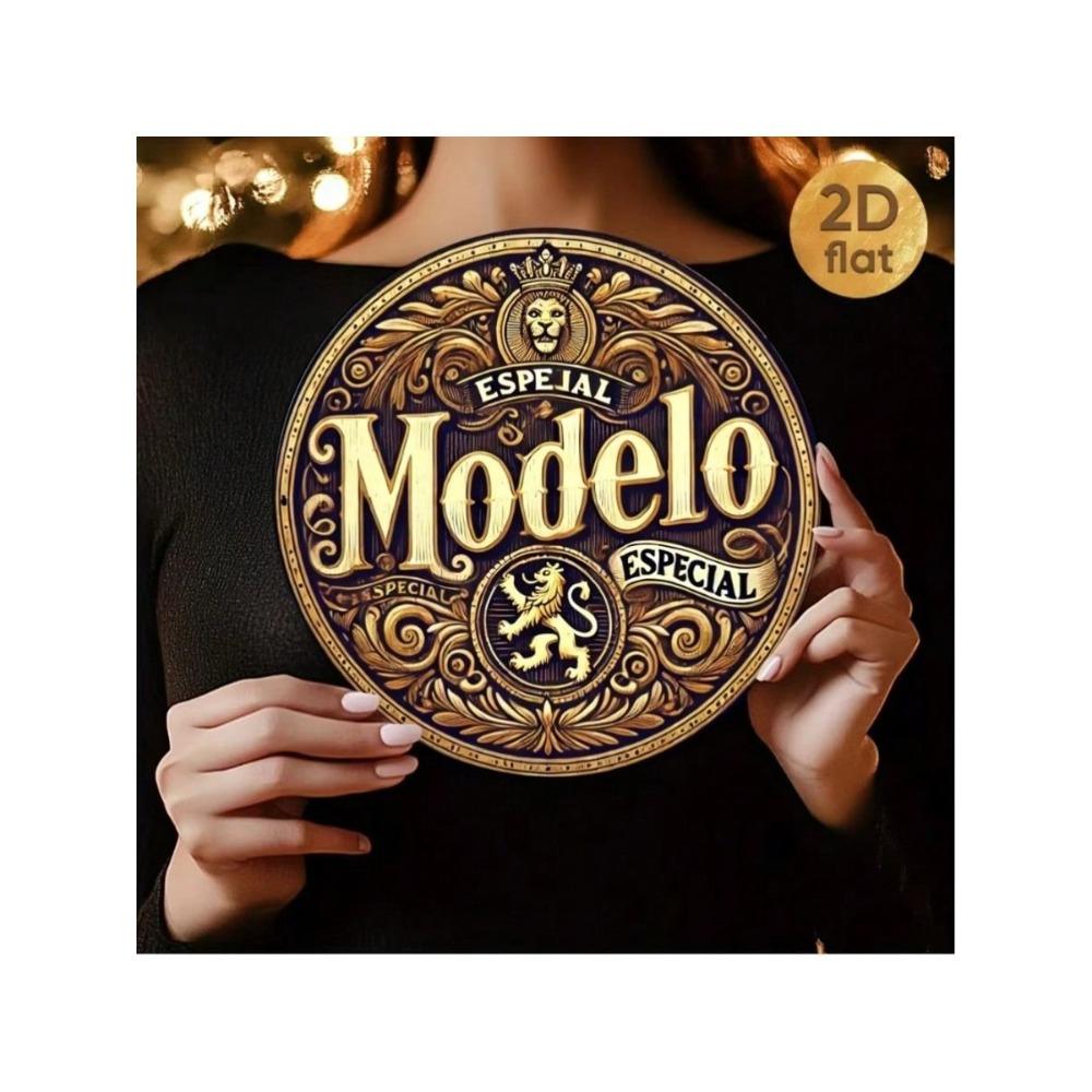 Vintage Modelo Bier Metallschild Retro Bar Wanddekor Blechschild Poster