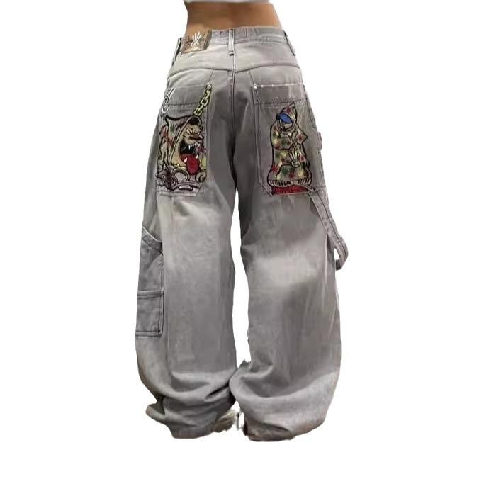 Y2K Gradient Loose Straight-Leg Unisex Jeans