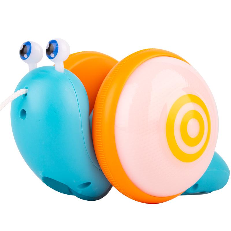 **Free Shipping: Popular Musical Snail Baby Walker & Crawler Toy with Pull Leash**