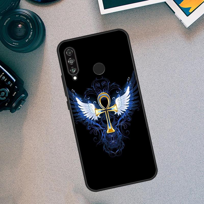 Egypt Nefertiti Anubis Ankh For Huawei Nova 12i 12s 11i 7i 8i Y73 Y70 Y90 Y60 Y72 Y61 Y91 9 10 SE P40 Lite P30 Pro Case