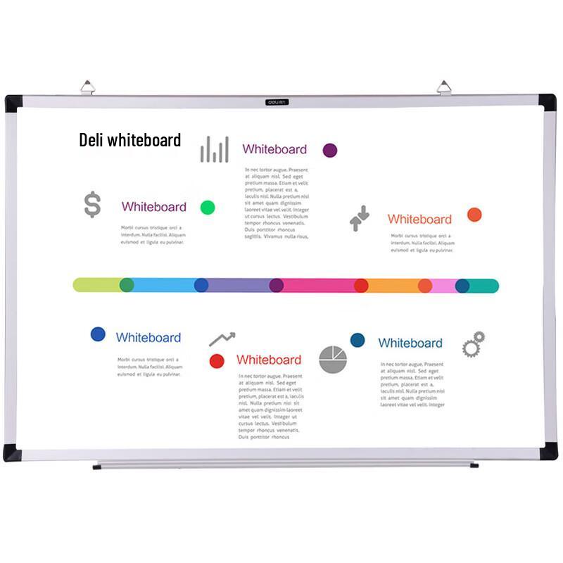 

Deli 7852 Magnetic Wall-Mounted Whiteboard 600x400mm