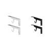 Closet Rod Holder Sturdy Wall Mounted Hanger Bracket for Backyard Room Table