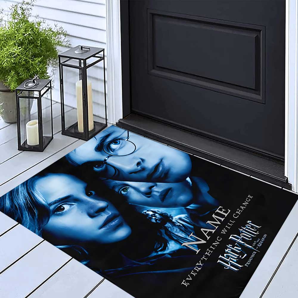 Warner Bros. Works (4) Customize Your Name Rug, Office Chair Cushion, Home Bedroom Living Room Gift.