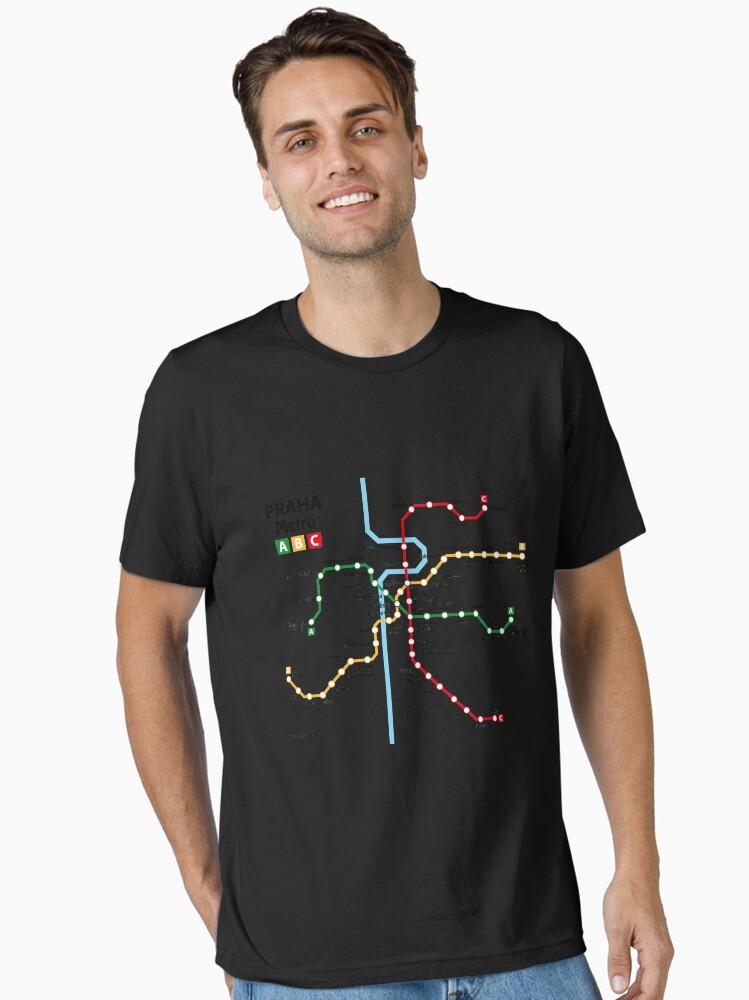 Metro PRAGUE metro network Essential T-Shirt