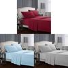 Modern Minimalist Polyester Bed Sheets And Pillowcases With Soft Breathable Comfort For All Seasons