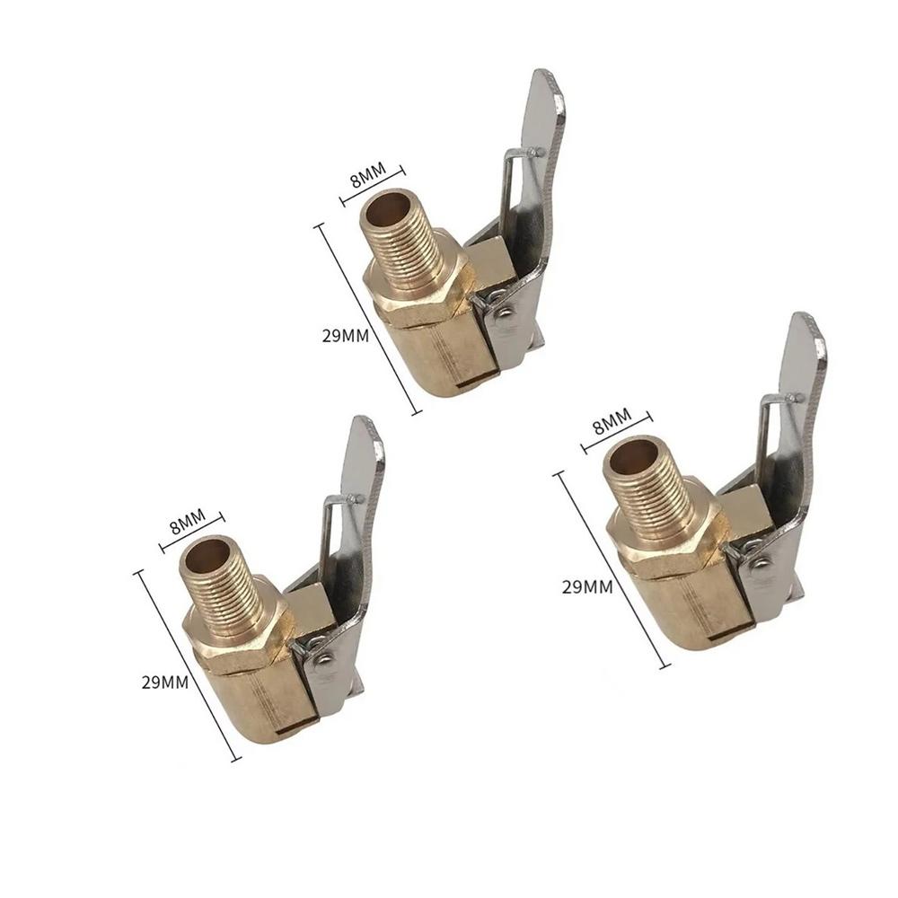 Tire Pump Nozzle - Car Inflatable Quick Connector Air Pump Thread Nozzle, Universal Car Air Valve Adapter Auto Tire Accessory