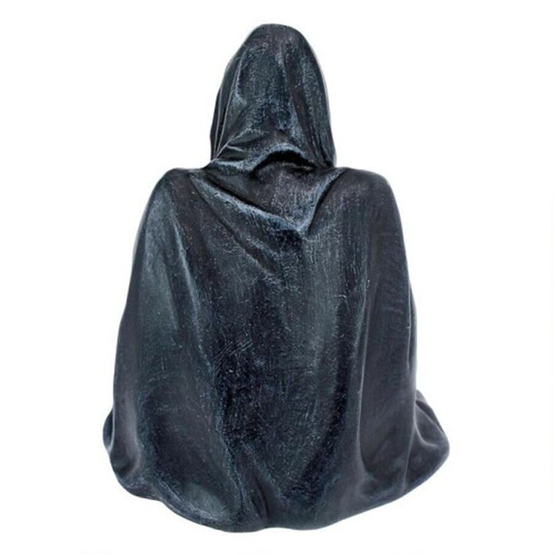 Reaping Solace The Creeper Reaper Sitting Statue Resin Desktop Ornament Gothic Sculpture