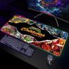 T-Teenage Mutant N-Ninja-Turtles Mouse Pad Gamer RGB Deskmat Keyboard Mat Gaming Laptops LED Mousepad Desk Protector Anime Mause