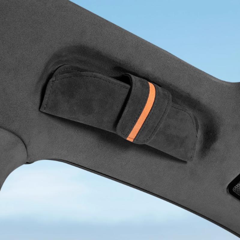 For ZEEKR 001/009/007GT 2021-2026 Interior Magnetic Glasses Case Suede Glasses Storage Box Car Styling Modified Accessories