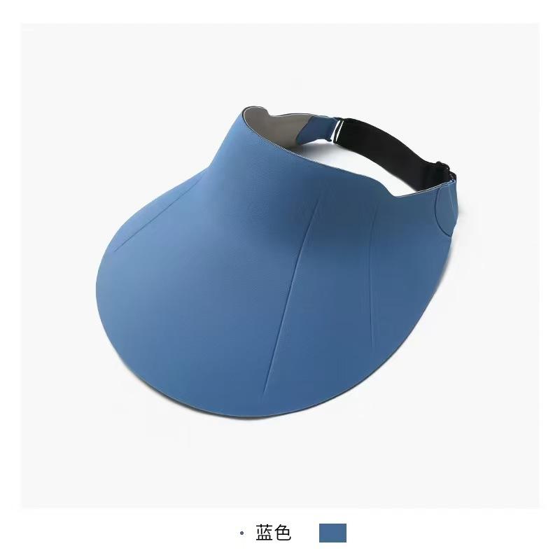 Traceless Integrated Sunscreen Cap, Extended Brim, Full Face Protection and Breathability, Outdoor Anti-ultraviolet Pressure Glue Empty Top Sun Hat