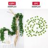 Home Decor Artificial Ivy Leaf Garland Plants Vine Fake Foliage Flowers Creeper Green 72pcs Leaf Ivy Wreath