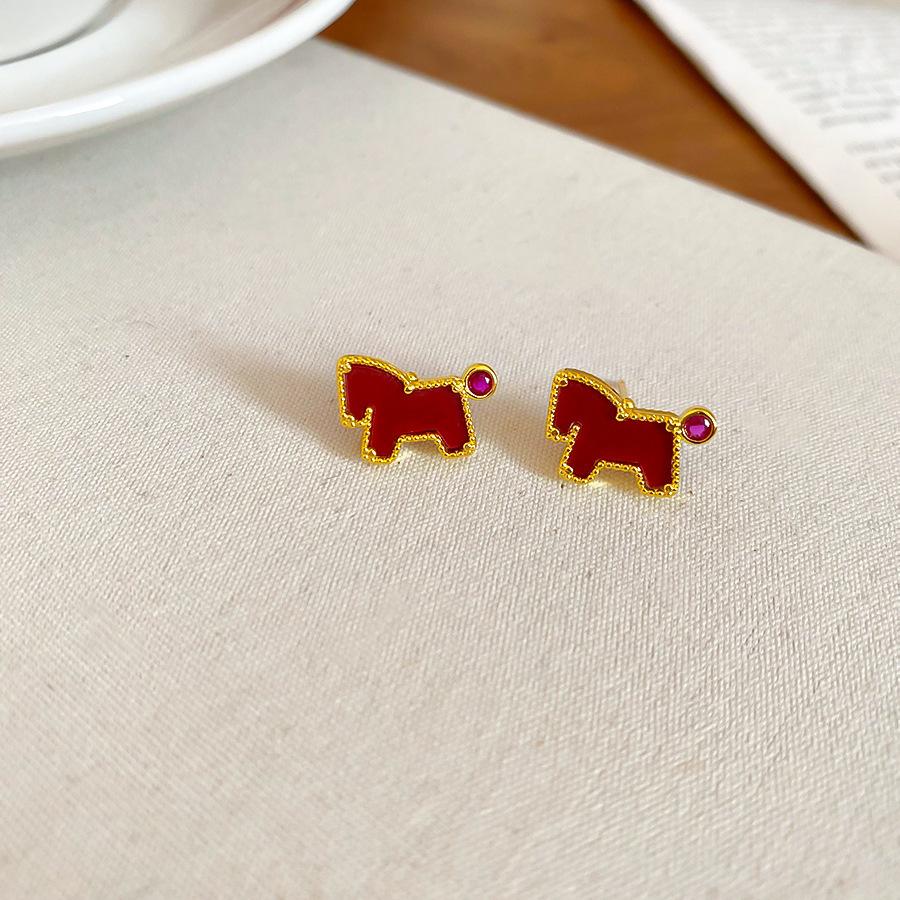 Позолоченная металлическая подвеска-пони с каплями, новая китайская цепочка на ключицу, праздничная цепочка с темпераментом, женская