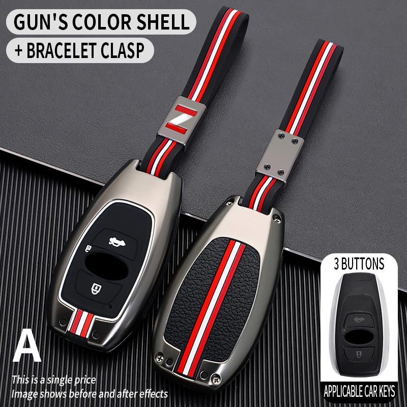 Zinc Alloy Car Remote Key Case Cover Shell Fob for Subaru Legacy XV Forester Outback BRZ SIT Interior Keychain  Accessories