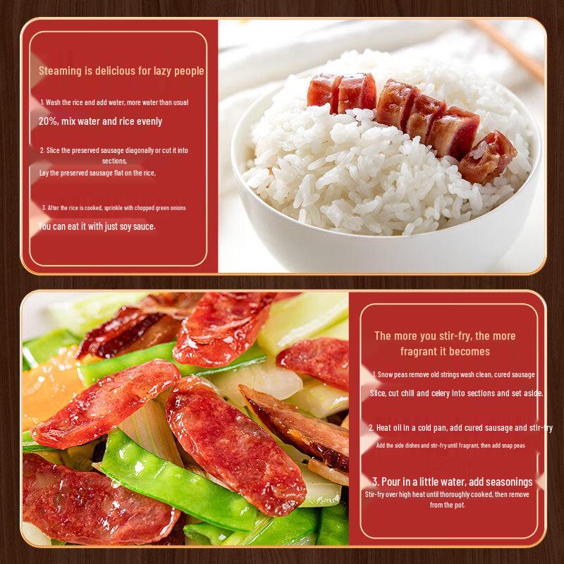 Scatola Regalo Salsiccia Cantonese Sapore Originale Sixiangfeng