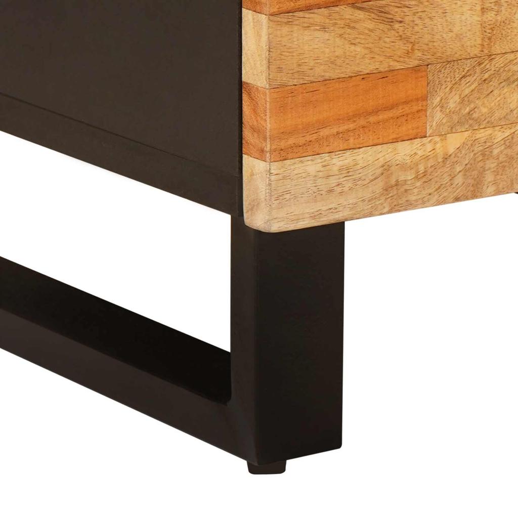 Side Cabinet Brown 40 x 33 x 75 cm Solid Mango Wood
