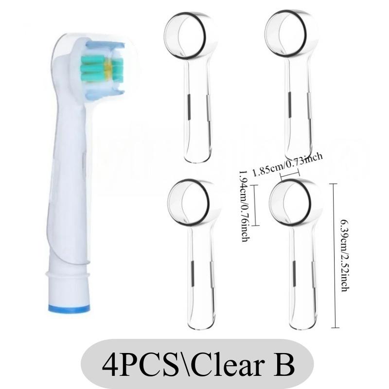 2-8Pcs Colors Toothbrush Dustproof Covers Caps Compatible with Braun Oral B & iO Series Electric Toothbrush Head Protector