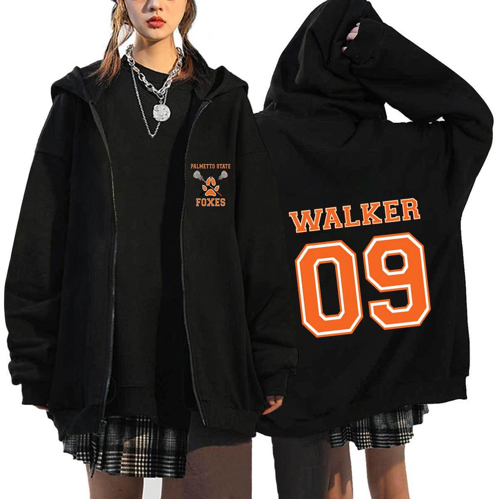 PALMETTO STATE FOXES Hoodie Mens Womens Zipper Hoodies Printed Casual Outdoor Sweatshirts Coats Hip Hop Hoody Streetwear Tops Cardigan