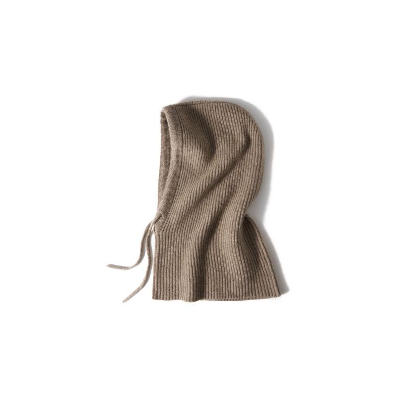 

Soft Cashmere Hat Autumn and Winter New Style Women s Casual Ear Protection Neck Toe Cap Knitted Warm Hat one size