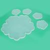 Flower Coaster Resin Molds Pieces Coaster Silicone Resin Molds Set for Home Decoration