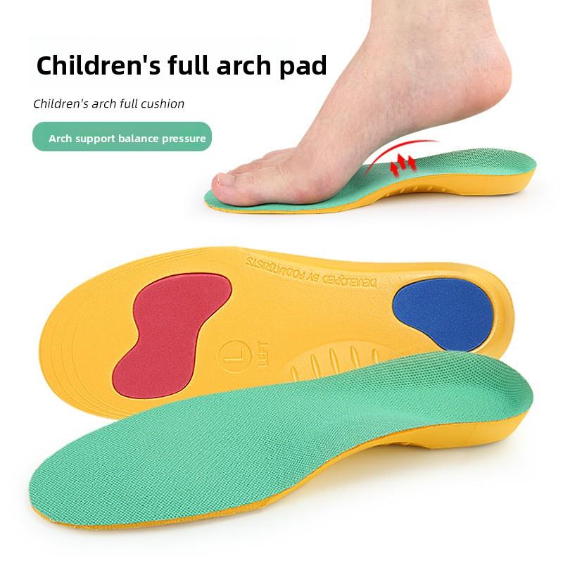 Childrens XO Legs Correction Insoles Flat Feet Support Shock Absorption Sports Full Pad for Babies