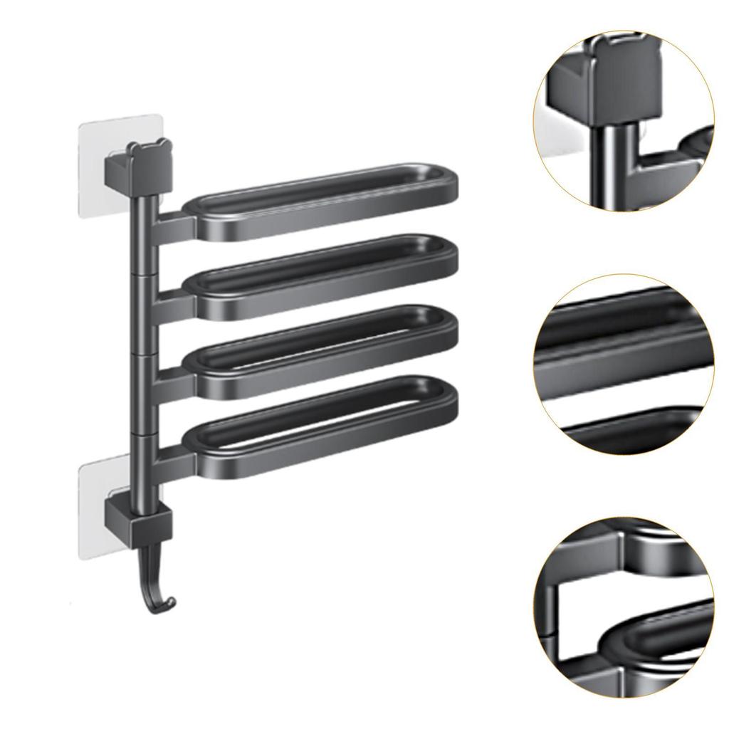 Rotation Towel Rack Drying Rack Versatile Lightweight Towel Holder Towel Hanger