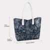 Gothic Cracked Pattern Tote Bag Daily Shoulder Handbag for Women Casual Outdoor Shopping Carry Purse