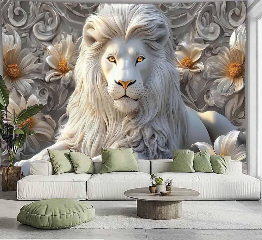 3D Fierce Bear Breakthrough Wall Art Tapestry, Aggressive Powerful Animal Print Poster Wide Wall Hanging For Bedroom Living Room