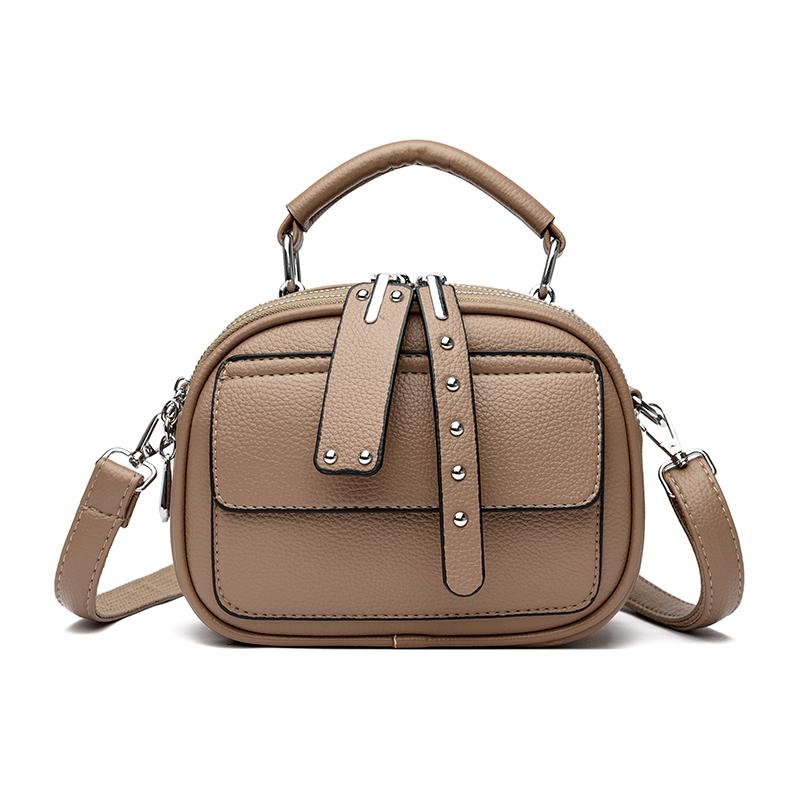 2025 Fashion Leather Designer Crossbody Shoulder Bag For Women Luxury Ladies Handbag And Purse Casual Totes Messenger Sac A Main
