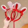 Year Hair Hoop Rabbit Ear Hair Hoop Korean Style Hair Band Children's Headband Cat Ear Hair Hoop