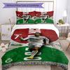 Cristiano Ronaldo Bettwäsche-Set Atmungsaktiver Bettbezug mit Kissenbezügen Dekorative Bettwäsche für Schlafzimmer Heimdekoration Geburtstagsgeschenk