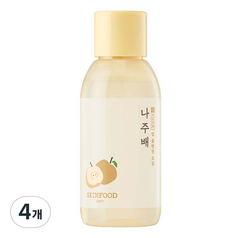Skinfood Naju Pear Deep Cleansing Oil, 55ml, 4 pcs
