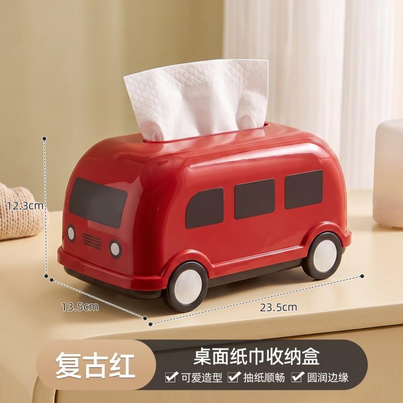Modern Minimalist Rolling Tissue Box With Mechanism Living Room Coffee Table Car Office Decor