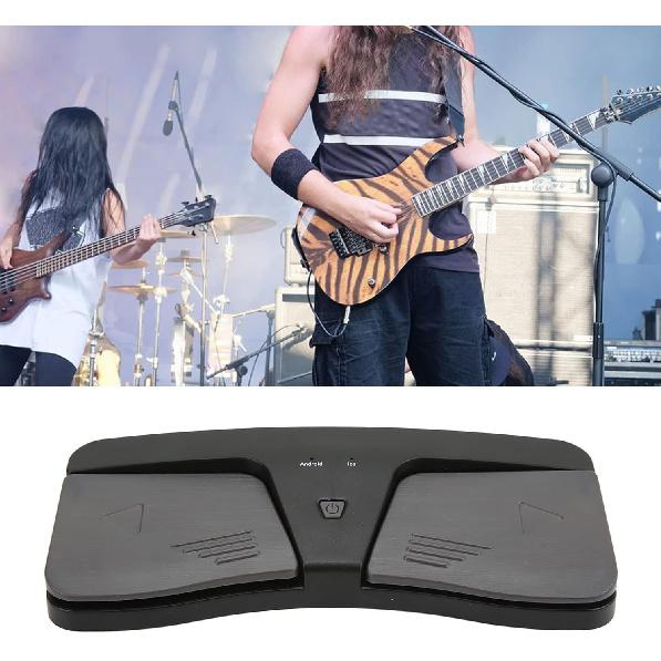 Foot Pedal Music Page Turner, Automatic Page Turner Music Foot Switch Silent Foot Pedal Sheet Music Reading Controller for Tablets