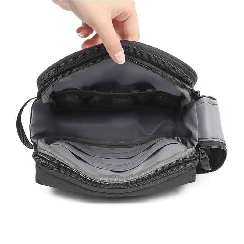 Travel Essential Men's Water-Resistant Dopp Kit Multifunctional Organizer for Shaving Bathroom & Cosmetics