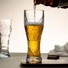 Bezolovnaté Zesílené Fotbalové Pivní Sklenice, 300ml/450ml Fotbalové Pinty, 1/2 ks Čiré Sklenice pro Barovou Párty, Dárek pro Sportovního Fanouška