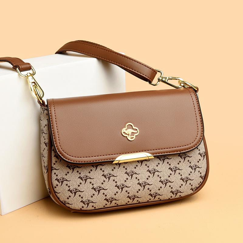 Versatile Simple Single-shoulde Fashionable and Stylish Saddle Women's Crossbody Bag