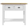 BODO Console Table Brown 91x35x74 Cm Solid Pine Wood