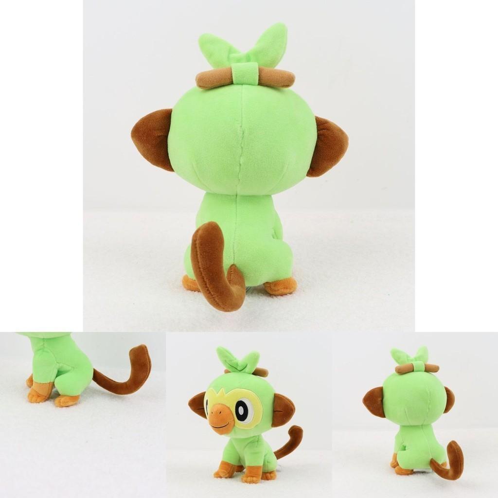 Adorable Peluche Pokemon Grookey 20cm Douce Poupée à Câliner pour Bébé