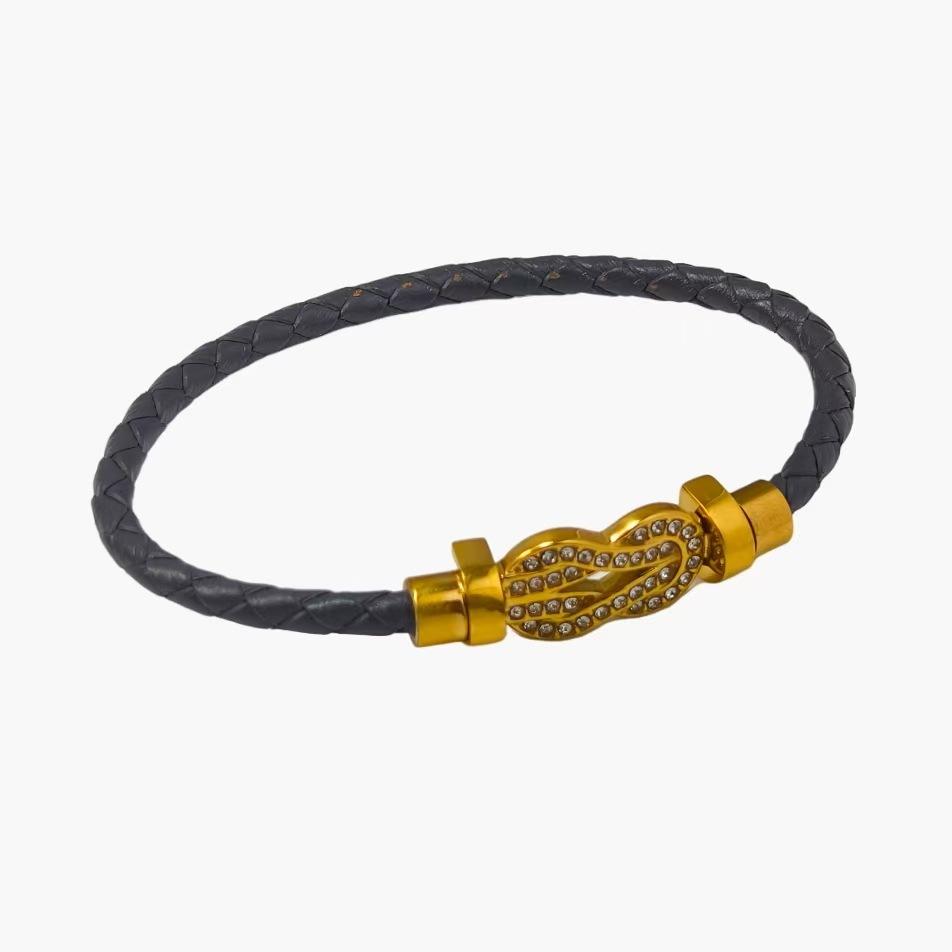 European and American Fred Color Rope Bracelet Full of Bricks Classic Bracelet Fashionable and Versatile 2026