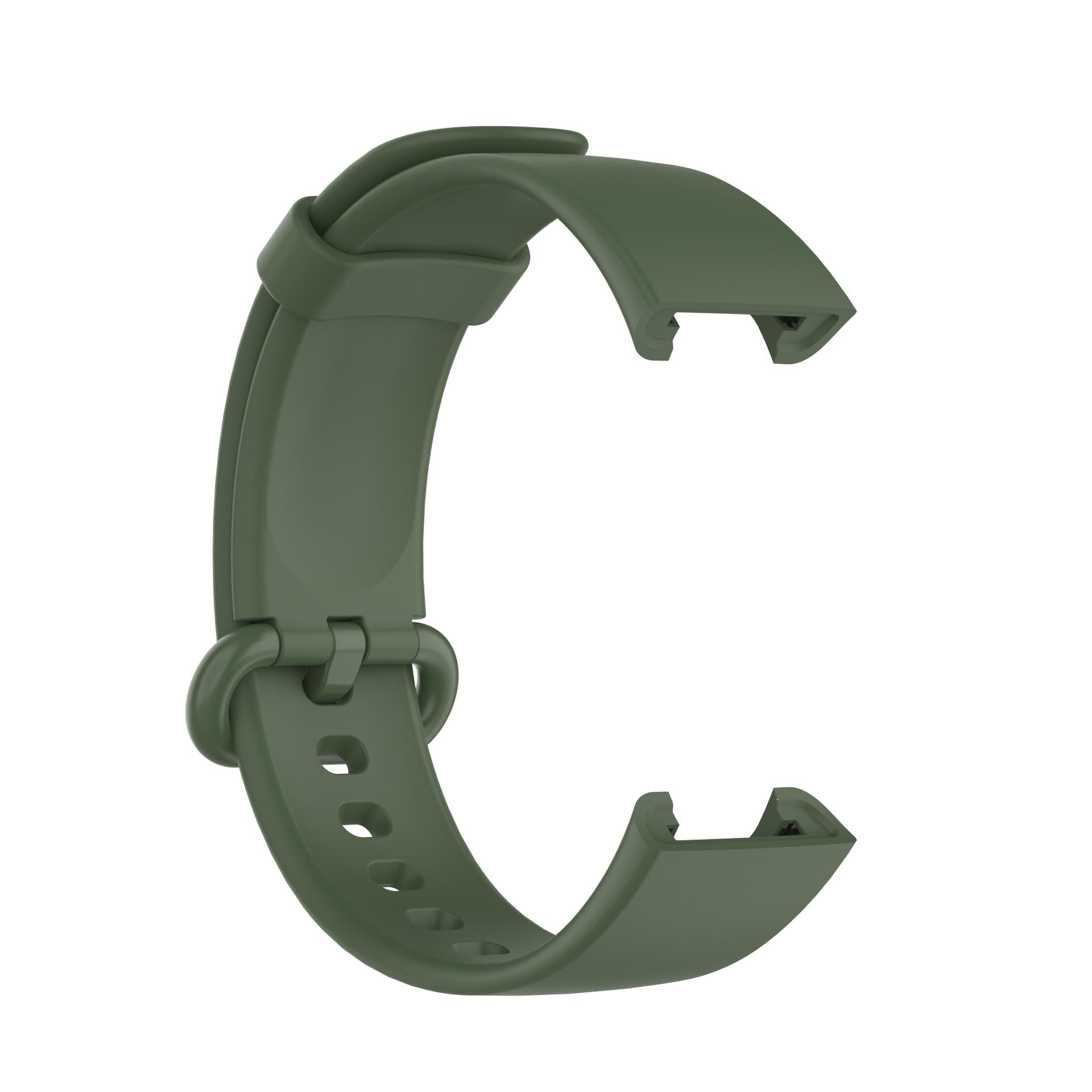 

Ремінець для Xiaomi Mi Watch Lite силіконовий смарт-годинника Замінний ремінець браслет mi watch lite Ремінець Redmi Watch xiaomi Redmi Watch темно-зелений колір