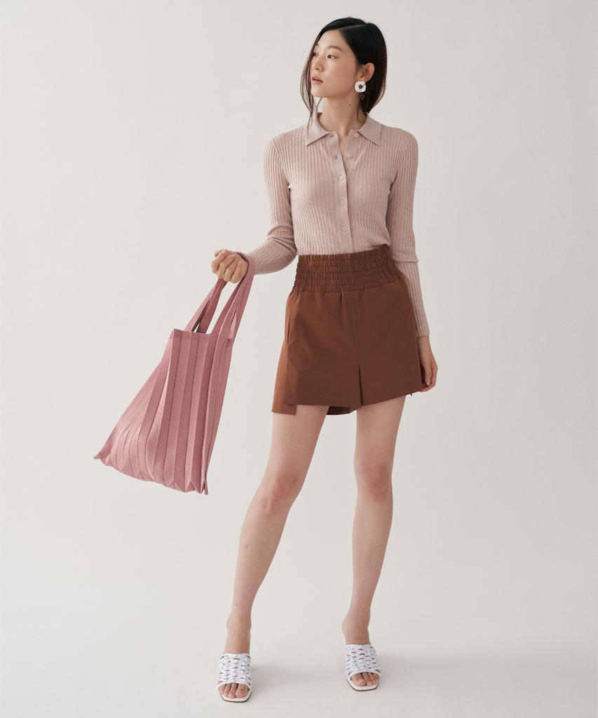 Pleatsmama Tote Bag Glitter Rose Gold