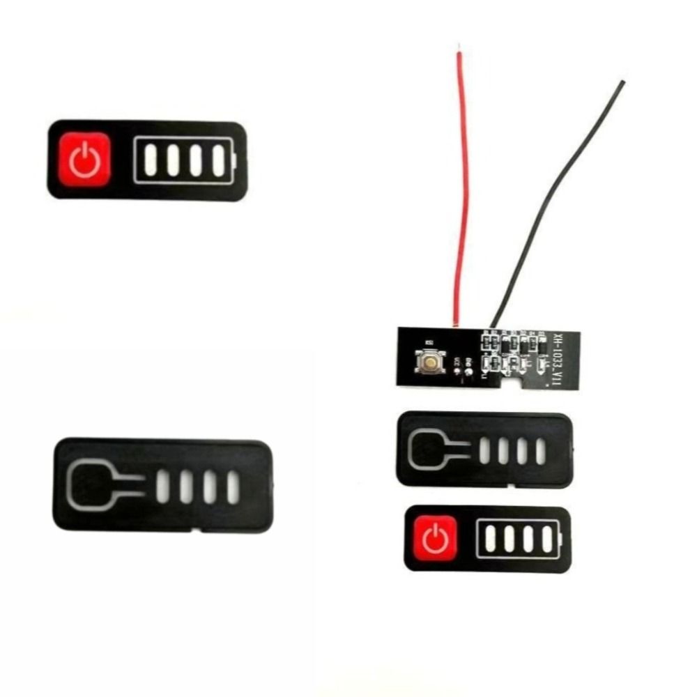 Lithium Battery Pack Battery Capacity Indicator Module 21V LED Display Board