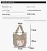 Adorable Plaid Bento Handbag: Japanese Korean Style for Commuting & Outings