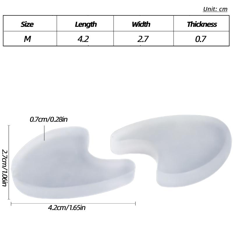 

2 шт. = 1 пара силиконовый разделитель для пальцев ног, регулировочный гель, протектор для большого пальца, косточки, корректор вальгусной деформации большого пальца, ортопедические стельки